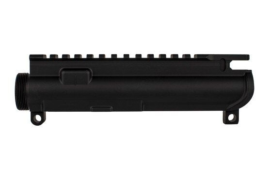 The Aero Precision XL upper stripped receiver AR15 features laser engraved T-marks on the picatinny rail